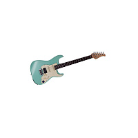 Mooer GTRS P800 Green Электрогитара со встроенным процессором, HSS, палисандр, цвет Surf Green