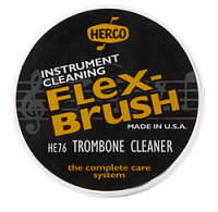 DUNLOP HERCO НЕ76 Ершик гибкий 2-сторонний для ухода за тромбоном, металл