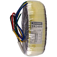 Audac TR3480 Тороидальный трансформатор, 480 Вт/100/70/50 В/2/4/8 Ом