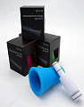 NUVO Straighten Your jSax Kit (White/Blue) прямая шейка и раструб для того, чтобы трансформировать jSax в прямой формат, цвет белый/голубой
