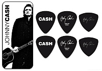 DUNLOP JСPT02Н Johnny Cash Legend набор медиаторов в жестяном коробке, жесткие