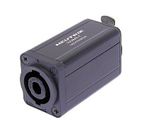 Neutrik NA4MP-F адаптер-переходник, 3-контактный XLR Female мама - 4-контактный Speakon папа NL4MP