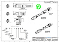 AMPHENOL SP-4-FS Кабельный разъем SPEAKON, 4 контакта, корпус из термопластика  (контакты под пайку)