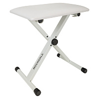 ROCKDALE Q-90 white стульчик для пианиста, складной, белый