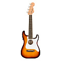 FENDER (V) Fullerton Strat Uke Sunburst укулеле, цвет санберст