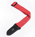 PLANET WAVES PWSUKE301  однотонный ремень для укулеле, полипропилен, ширина 1,5", цвет красный