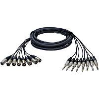 RME ALVA T8X8Pro2 аналоговый мультикор 8 х TRS Jack 6,3мм < > 8 х XLR male, 2 метра