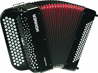 HOHNER Nova II 80 A (А1242) black  ученический баян, 3/4, гриф C