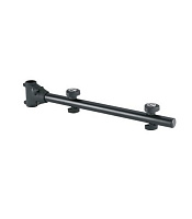 K&M 24637-000-55  адаптер-держатель для 4 световых приборов для стойки 24630, дл 665 мм, алюминий, чёрный