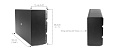 K-Array KU210 Ультракомпактный сабвуфер 2x10",", 2х160Вт, 4 / 16Ом (выбирается 2х8Ом)