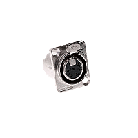 AVCLINK C6FD-LX Разъем XLR панельный, 6 контактов, гнездо, тип D