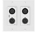 ATTERO TECH unDX2IO+  Настенная панель, 4x2 интерфейс ввода/вывода, AES67 