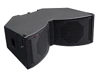 VOLTA LA-208 TOP широкополосная акустическая система, элемент линейного массива. Мощность 620 Вт (RMS) (120 Вт ВЧ+500 Вт СЧ), 1240 Вт максимальная долговременная. Чувствительность: 115/108 дБ (ВЧ/СЧ). Звуковое давление 128/125 дБ