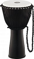MEINL FADJ5-L  джембе большой черный (12"x24") африканский, материал - стекловолокно, мембрана синтетическая, веревки - PP-нейлон