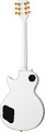 EPIPHONE Les Paul Custom Alpine White электрогитара, цвет белый