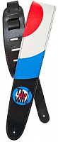 PLANET WAVES 25LTW02 гитарный ремень, кожа, серия The Who, рисунок Bulls eye