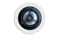 Current Audio CS802FL Аукстика 8" в потолок, двухполосная, 35Гц-20кГц, 5-150Ватт, 8,6 или 4 Ом, материал вуфера - алюминий, твитера (поворотный)- алюминий с керамическим напылением, FastLoc (Компл. 2 шт. - 1 место)