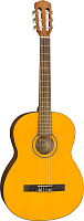 FENDER ESC-105 EDUCATIONAL SERIES классическая гитара c узким грифом, цвет натуральный, чехол в комплекте