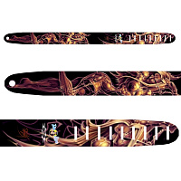 Perri's P25TJ-631 Кожаный ремень 2,5" для гитары, Tattoo Johnny, женщина-демон