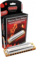 HOHNER Marine Band Deluxe 2005/20 G (M200508X)  губная гармоника - Richter Classic, корпус дерево. Доступ на 30 дней к бесплатным урокам