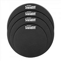EVANS SO-0244 набор Sound Off накладок на ударную установку (томы 10",12",14", и малый 14")
