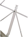 K&M 10100-013-11 пюпитр складной, цвет хром