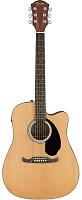 FENDER FA-125CE DREAD NATURAL WN электроакустическая гитара, цвет натуральный