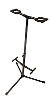 Ultimate Support JS-HG102 стойка гитарная двойная c регулируемой высотой захвата грифов, черная